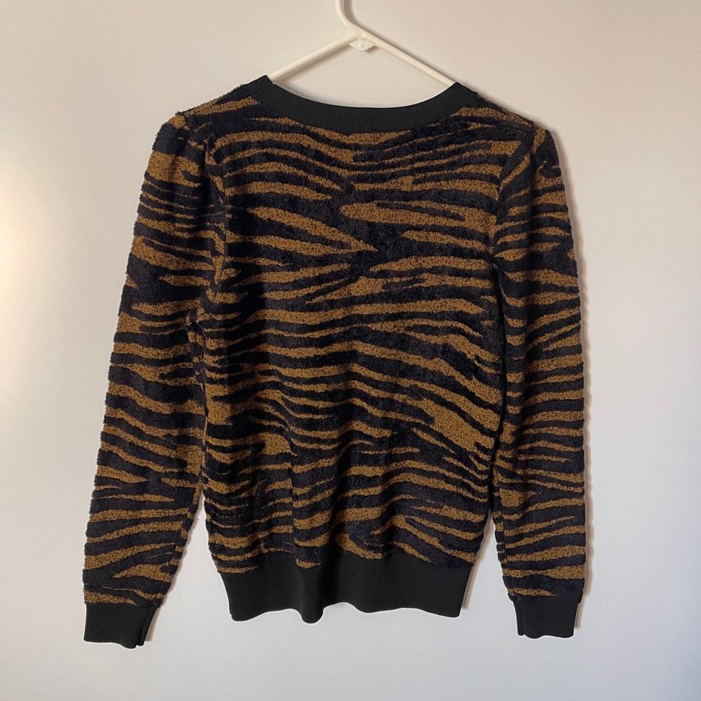NWT Philosophy‎ Textured Animal Print Sweater Size M - Picture 6 of 8